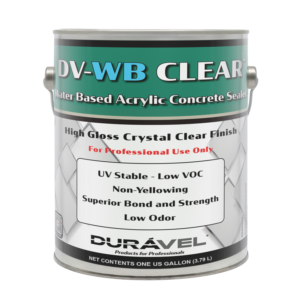 Duravel DV-WB™ Clear Water-Based Exterior Concrete Sealer 1 gallon