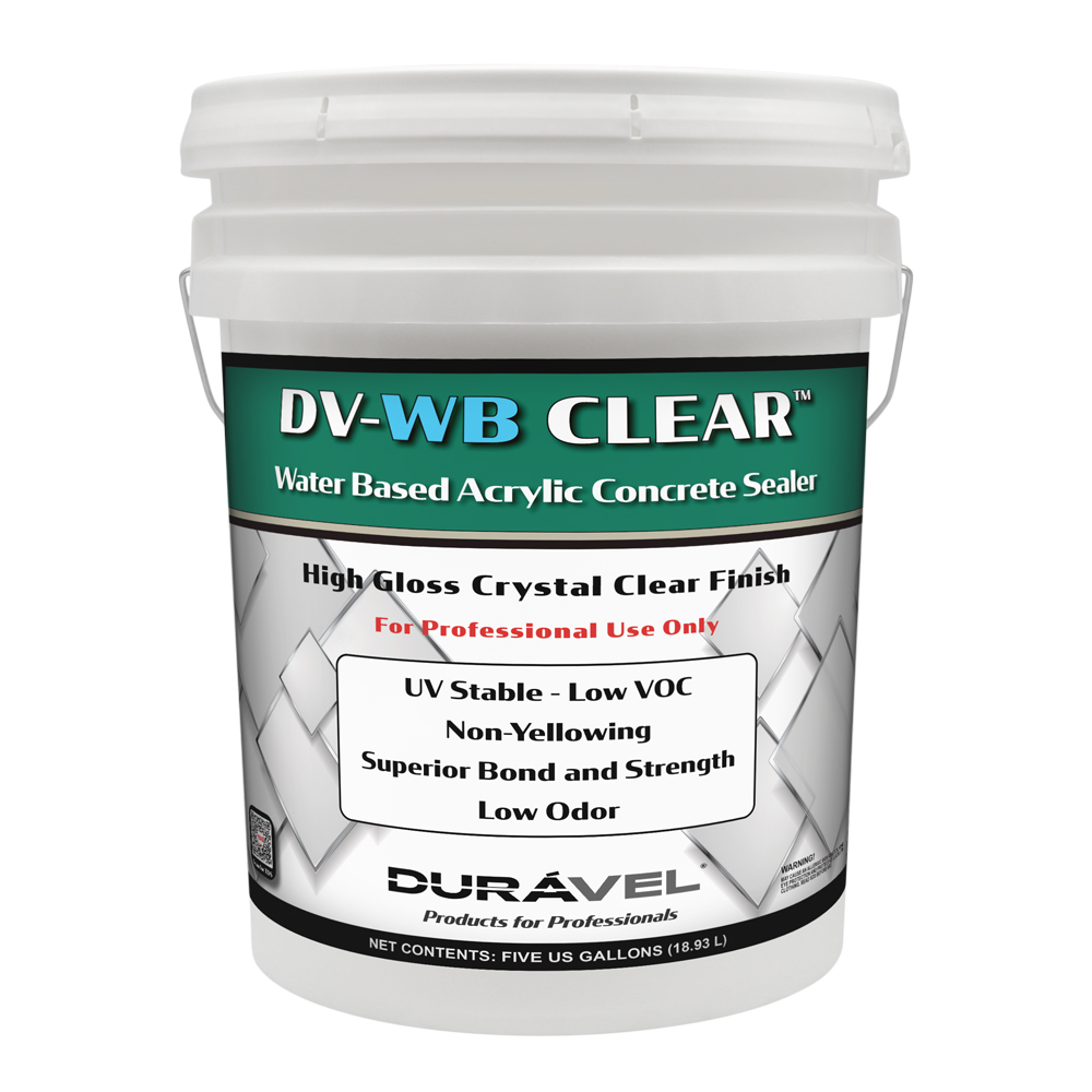 Duravel DV-WB™ Clear Water-Based Exterior Concrete Sealer 5 gallon