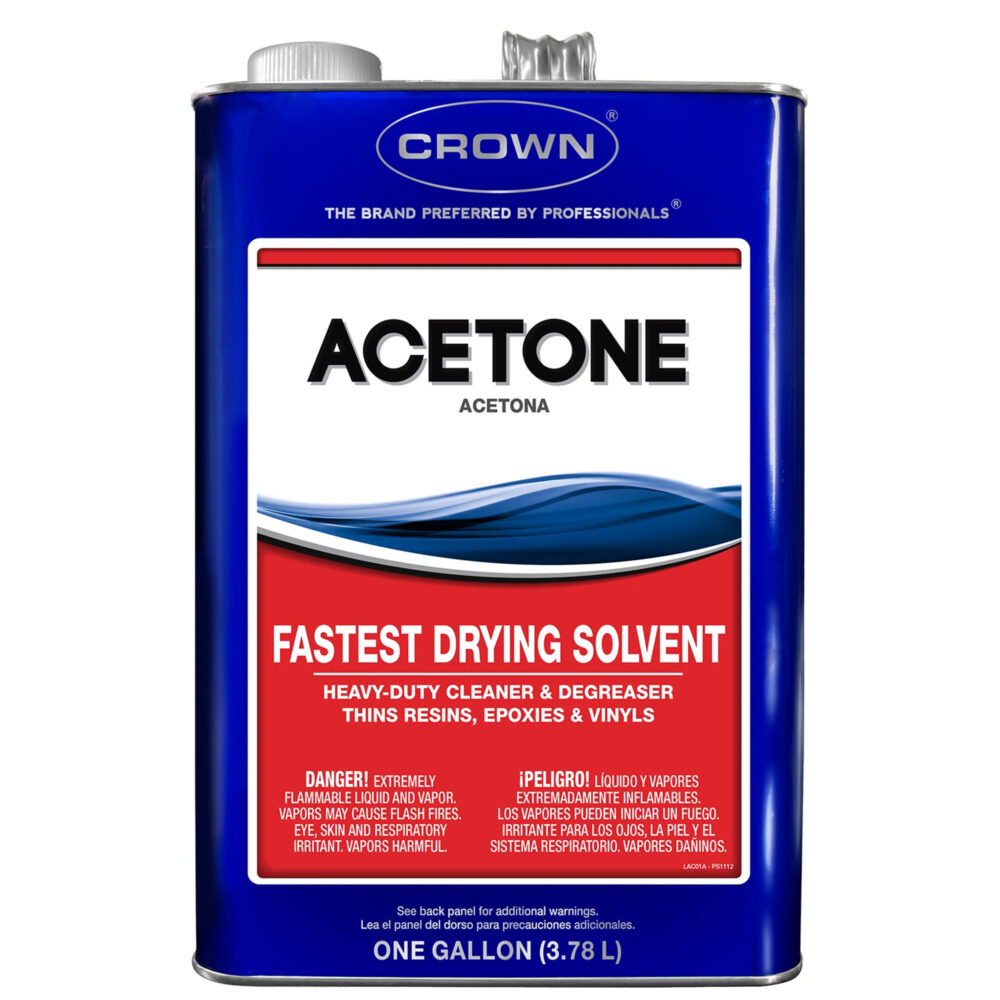 Crown Acetone Fastest Drying Solvent