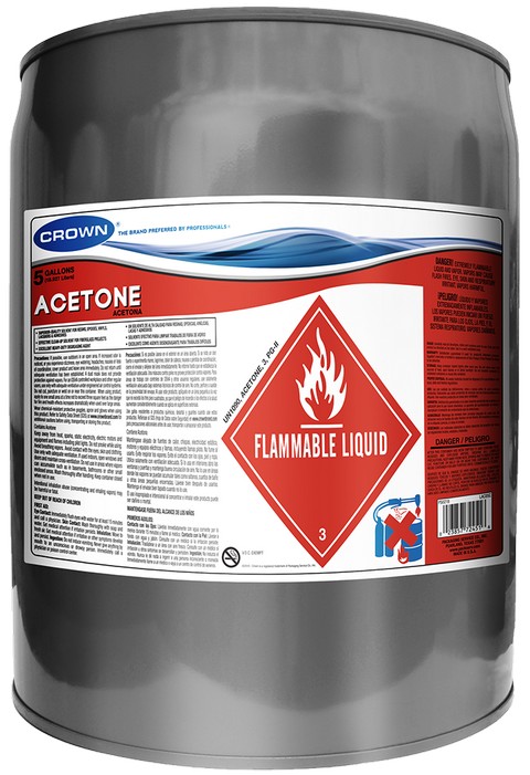 Crown Acetone Fastest Drying Solvent